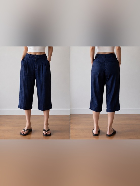 GAP Pants - GAP Women’s Navy Cropped Pants Size 0P Petite Straight Leg Capri Pants​